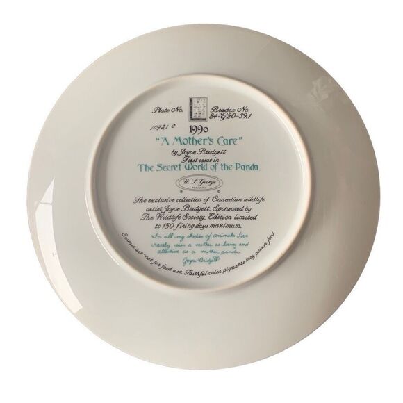 VINTAGE W S George Fine China A Mother’s Care Collector Plate by Joyce Bridges W - Picture 4 of 12